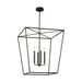 Visual Comfort EC1364 Viota 4-lt 25" Large Lantern Pendant - Aged Iron