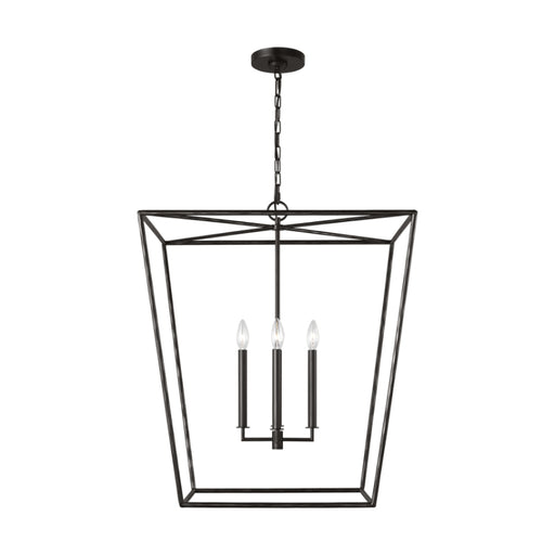Visual Comfort EC1364 Viota 4-lt 25" Large Lantern Pendant - Aged Iron