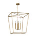 Visual Comfort EC1364 Viota 4-lt 25" Large Lantern Pendant - Casted Gild