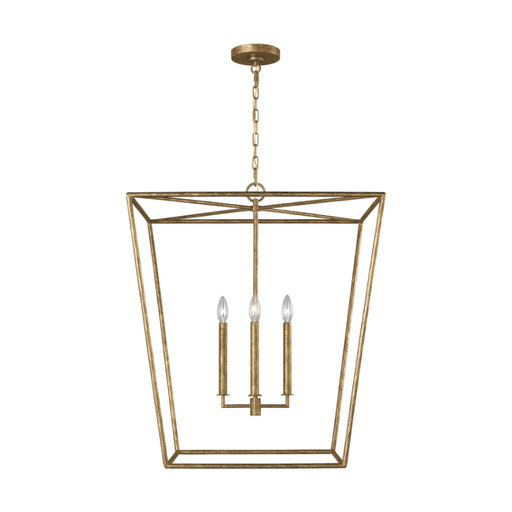 Visual Comfort EC1364 Viota 4-lt 25" Large Lantern Pendant - Casted Gild