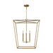 Visual Comfort EC1364 Viota 4-lt 25" Large Lantern Pendant - Casted Gild