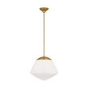 Visual Comfort EP1351 Milne 1-lt 16" Large Pendant - Burnished Brass