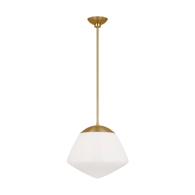 Visual Comfort EP1351 Milne 1-lt 16" Large Pendant - Burnished Brass