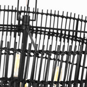 Visual Comfort EP1394 Elio 4-lt 23" Chandelier - Aged Iron