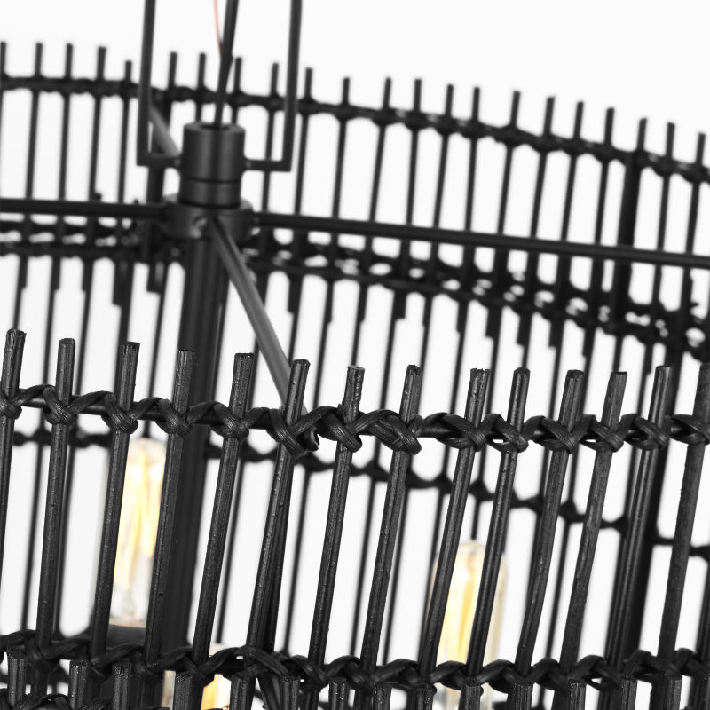 Visual Comfort EP1394 Elio 4-lt 23" Chandelier - Aged Iron