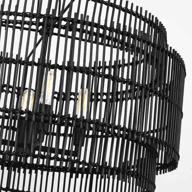 Visual Comfort EP1394 Elio 4-lt 23" Chandelier - Aged Iron