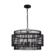 Visual Comfort EP1394 Elio 4-lt 23" Chandelier - Aged Iron