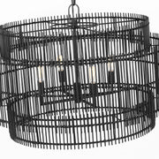 Visual Comfort EP1404 Elio 4-lt 30" Chandelier - Aged Iron