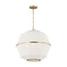 Visual Comfort EP1463 Hikari 3-lt 22" Medium Lantern Pendant - Burnished Brass