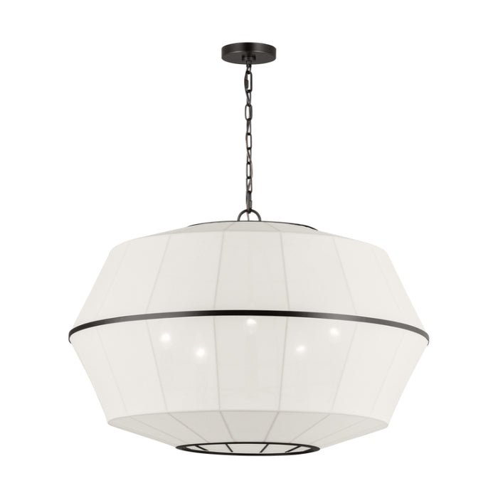 Visual Comfort EP1485 Hikari 5-lt 32" Wide Lantern Pendant - Aged Iron