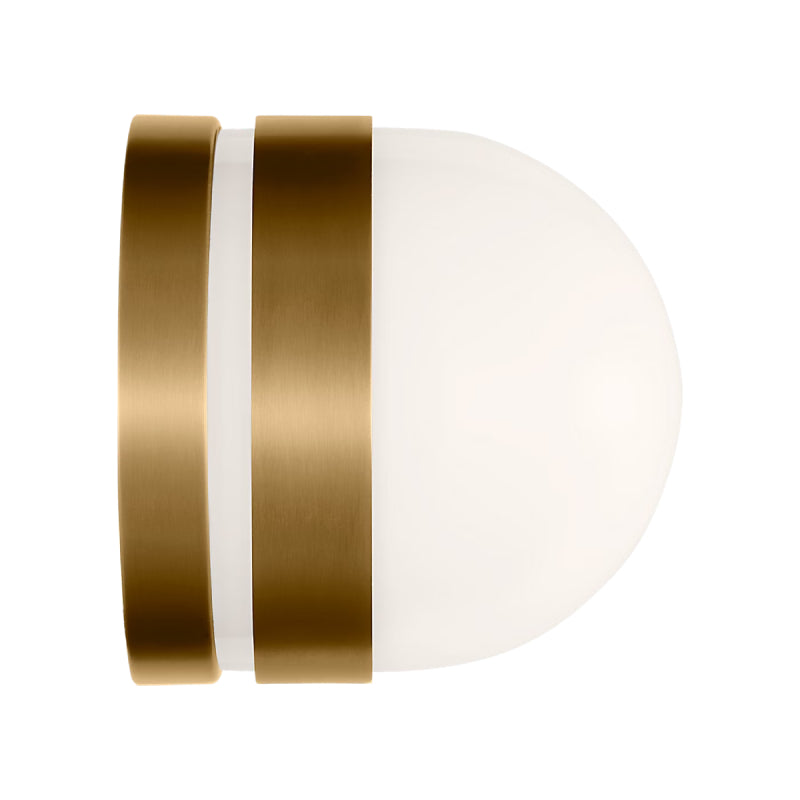 Visual Comfort EV1021-L1 Syrie 1-lt 5" LED Bath Vanity Sconce - Burnished Brass