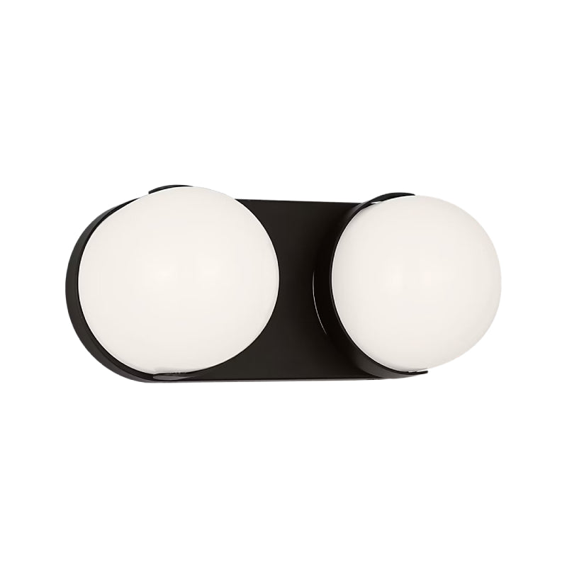 Visual Comfort EV1022 Syrie 2-lt 12" LED Medium Vanity Light - Aged Iron