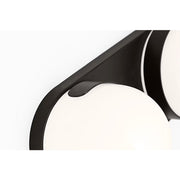 Visual Comfort EV1022 Syrie 2-lt 12" LED Medium Vanity Light - Aged Iron
