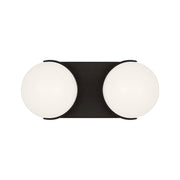 Visual Comfort EV1022 Syrie 2-lt 12" LED Medium Vanity Light - Aged Iron