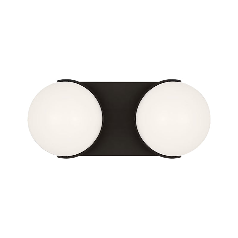 Visual Comfort EV1022 Syrie 2-lt 12" LED Medium Vanity Light - Aged Iron