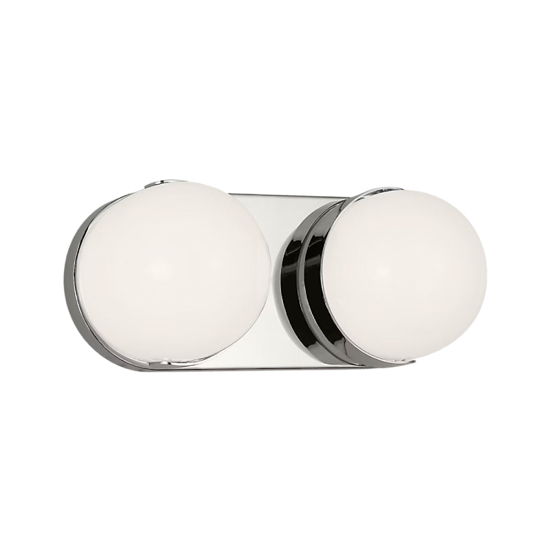 Visual Comfort EV1022 Syrie 2-lt 12" LED Medium Vanity Light - Polished Nickel