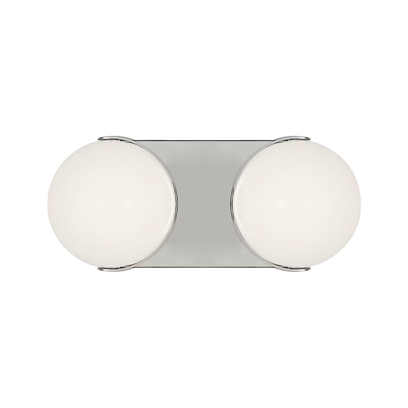Visual Comfort EV1022 Syrie 2-lt 12" LED Medium Vanity Light - Polished Nickel