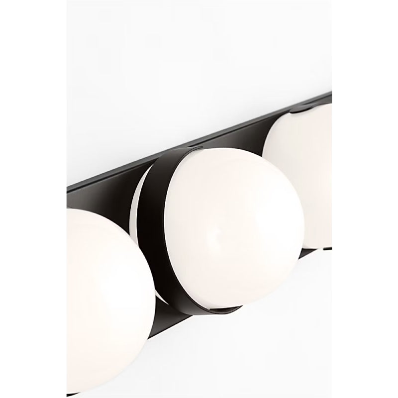Visual Comfort EV1024 Syrie 4-lt 25" LED Large Vanity Light - Aged Iron