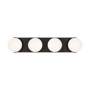 Visual Comfort EV1024 Syrie 4-lt 25" LED Large Vanity Light - Aged Iron
