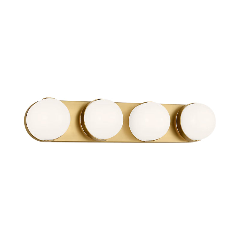 Visual Comfort EV1024 Syrie 4-lt 25" LED Large Vanity Light - Burnished Brass