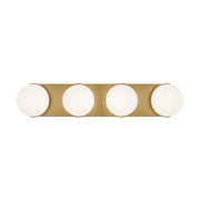 Visual Comfort EV1024 Syrie 4-lt 25" LED Large Vanity Light - Burnished Brass