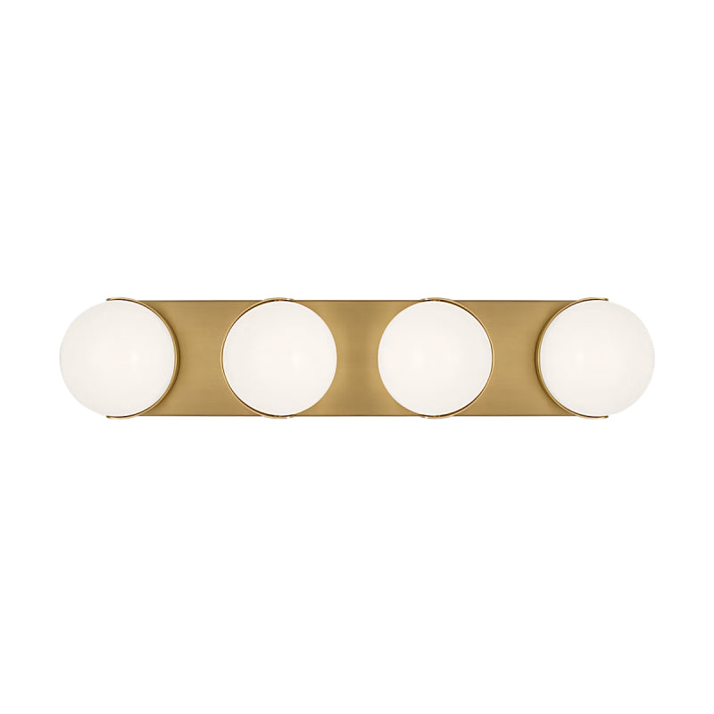 Visual Comfort EV1024 Syrie 4-lt 25" LED Large Vanity Light - Burnished Brass