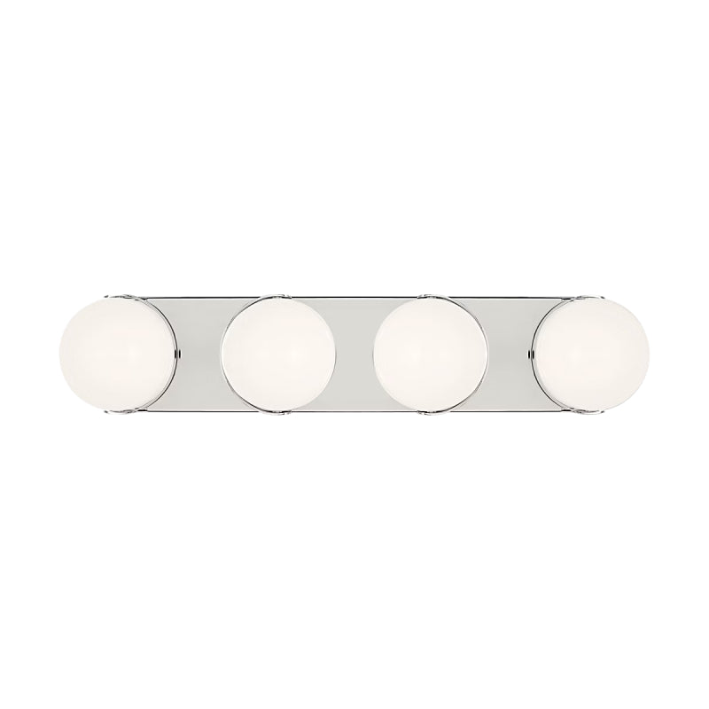 Visual Comfort EV1024 Syrie 4-lt 25" LED Large Vanity Light - Polished Nickel