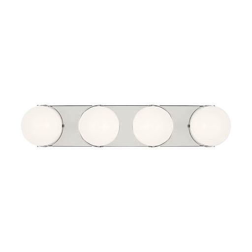 Visual Comfort EV1024 Syrie 4-lt 25" LED Large Vanity Light - Polished Nickel