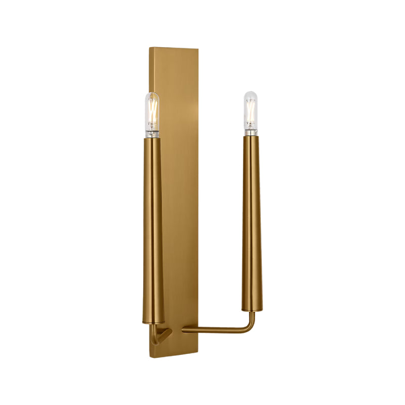 Visual Comfort EW1252 Lois 2-lt 18" Tall Wall Sconce - Burnished Brass