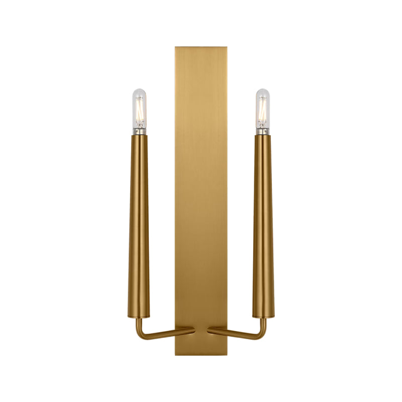 Visual Comfort EW1252 Lois 2-lt 18" Tall Wall Sconce - Burnished Brass