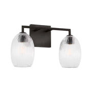 Visual Comfort HV1002 Serafina 2-lt 16" Bath Light - Aged Iron