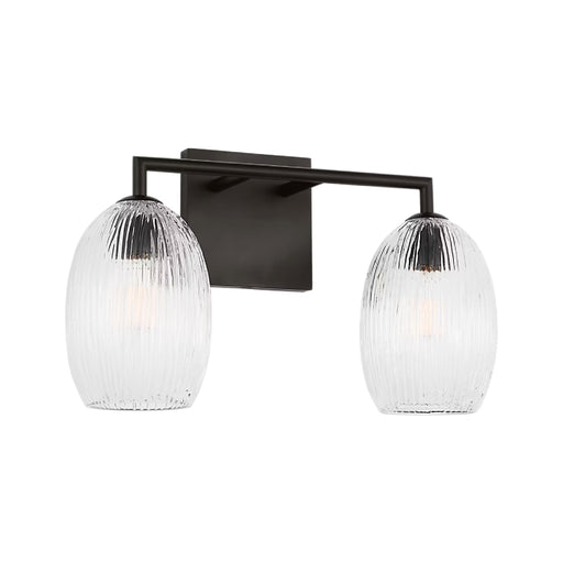 Visual Comfort HV1002 Serafina 2-lt 16" Bath Light - Aged Iron