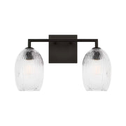 Visual Comfort HV1002 Serafina 2-lt 16" Bath Light - Aged Iron