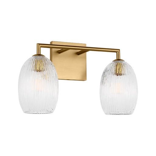 Visual Comfort HV1002 Serafina 2-lt 16" Bath Light - Burnished Brass