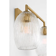 Visual Comfort HV1002 Serafina 2-lt 16" Bath Light - Burnished Brass