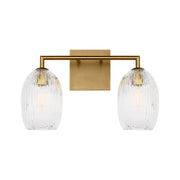 Visual Comfort HV1002 Serafina 2-lt 16" Bath Light - Burnished Brass