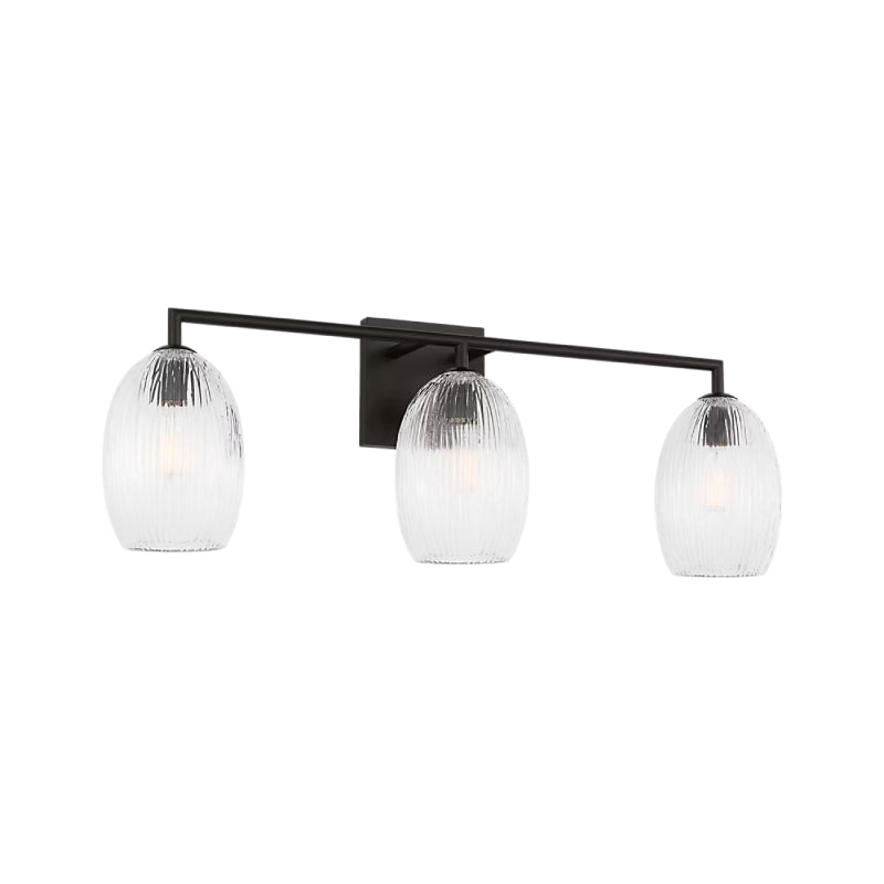 Visual Comfort HV1003 Serafina 3-lt 27" Bath Light - Aged Iron