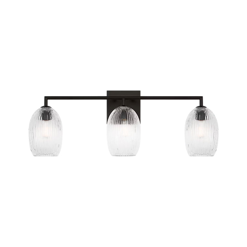 Visual Comfort HV1003 Serafina 3-lt 27" Bath Light - Aged Iron