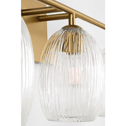 Visual Comfort HV1003 Serafina 3-lt 27" Bath Light - Burnished Brass