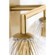 Visual Comfort HV1003 Serafina 3-lt 27" Bath Light - Burnished Brass