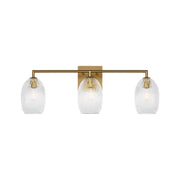 Visual Comfort HV1003 Serafina 3-lt 27" Bath Light - Burnished Brass