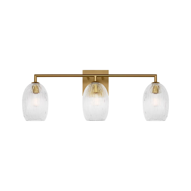 Visual Comfort HV1003 Serafina 3-lt 27" Bath Light - Burnished Brass