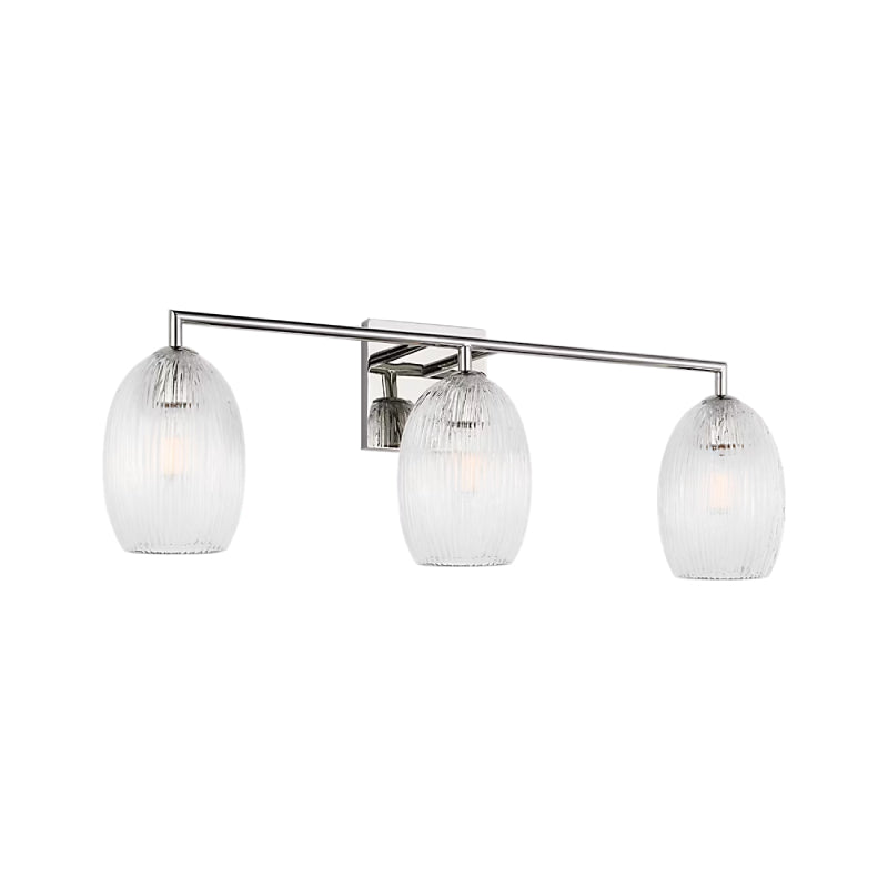 Visual Comfort HV1003 Serafina 3-lt 27" Bath Light - Polished Nickel