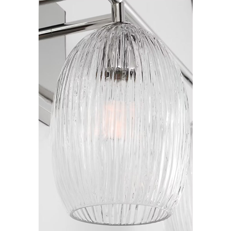 Visual Comfort HV1003 Serafina 3-lt 27" Bath Light - Polished Nickel