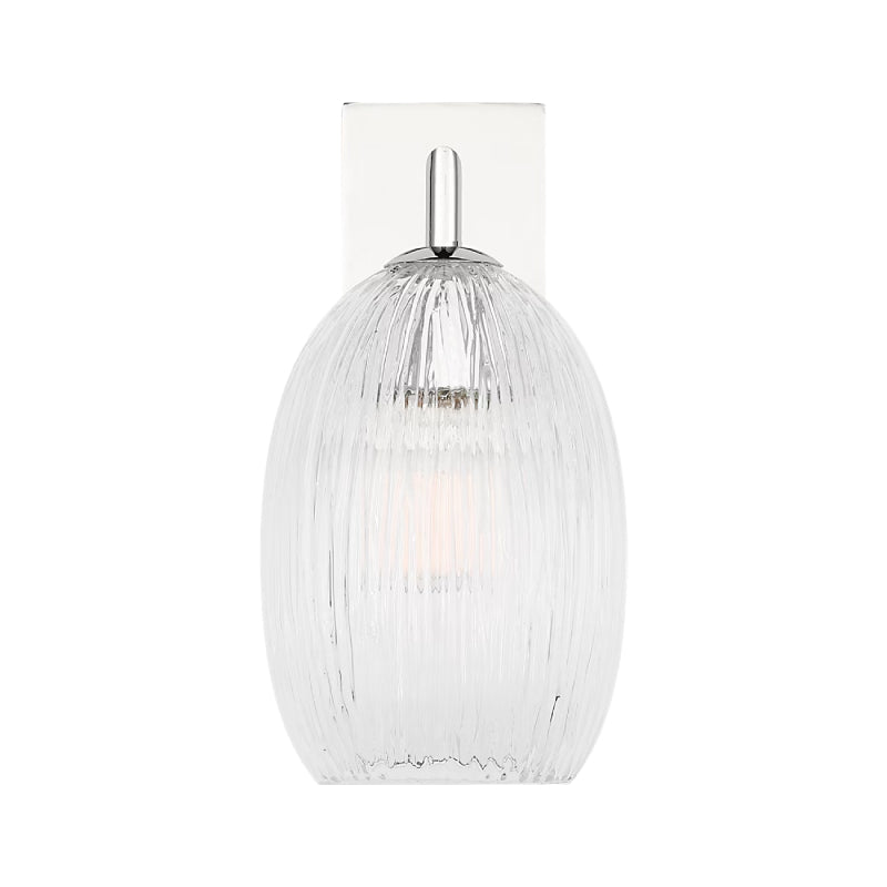 Visual Comfort HW1001 Serafina 1-lt 10" Tall Wall Sconce - Polished Nickel
