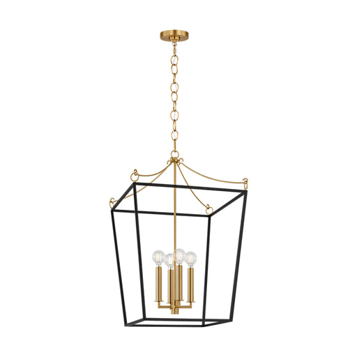 Visual Comfort KSC1174 Carlyle 4-lt 18" Pendant - Midnight Black