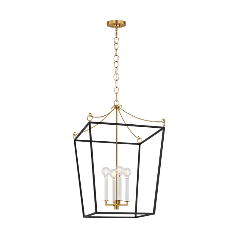 Visual Comfort KSC1174 Carlyle 4-lt 18" Pendant - Midnight Black
