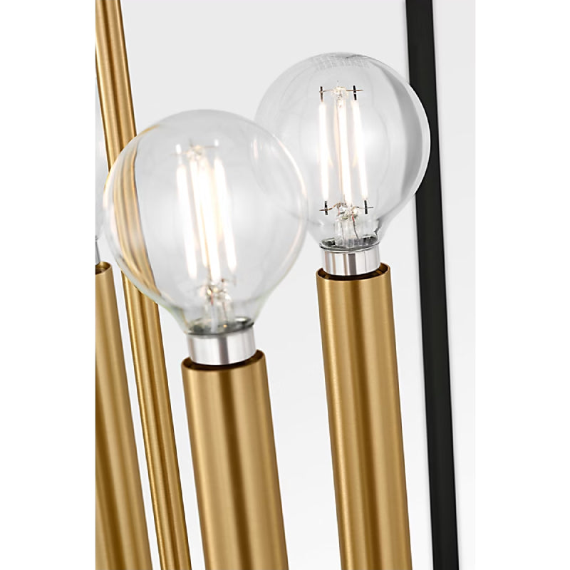 Visual Comfort KSC1174 Carlyle 4-lt 18" Pendant - Midnight Black