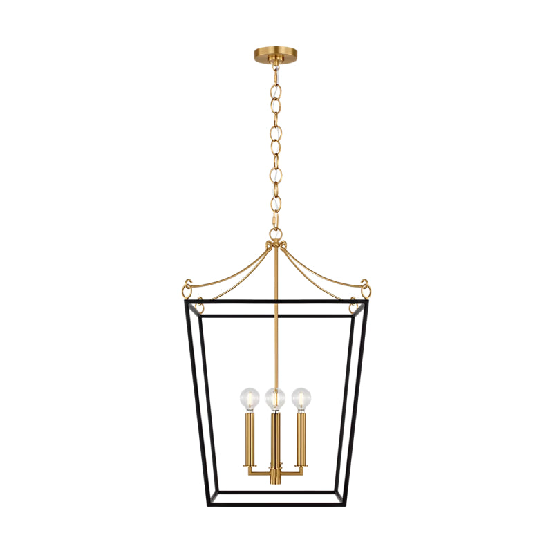Visual Comfort KSC1174 Carlyle 4-lt 18" Pendant - Midnight Black