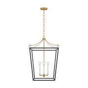 Visual Comfort KSC1174 Carlyle 4-lt 18" Pendant - Midnight Black
